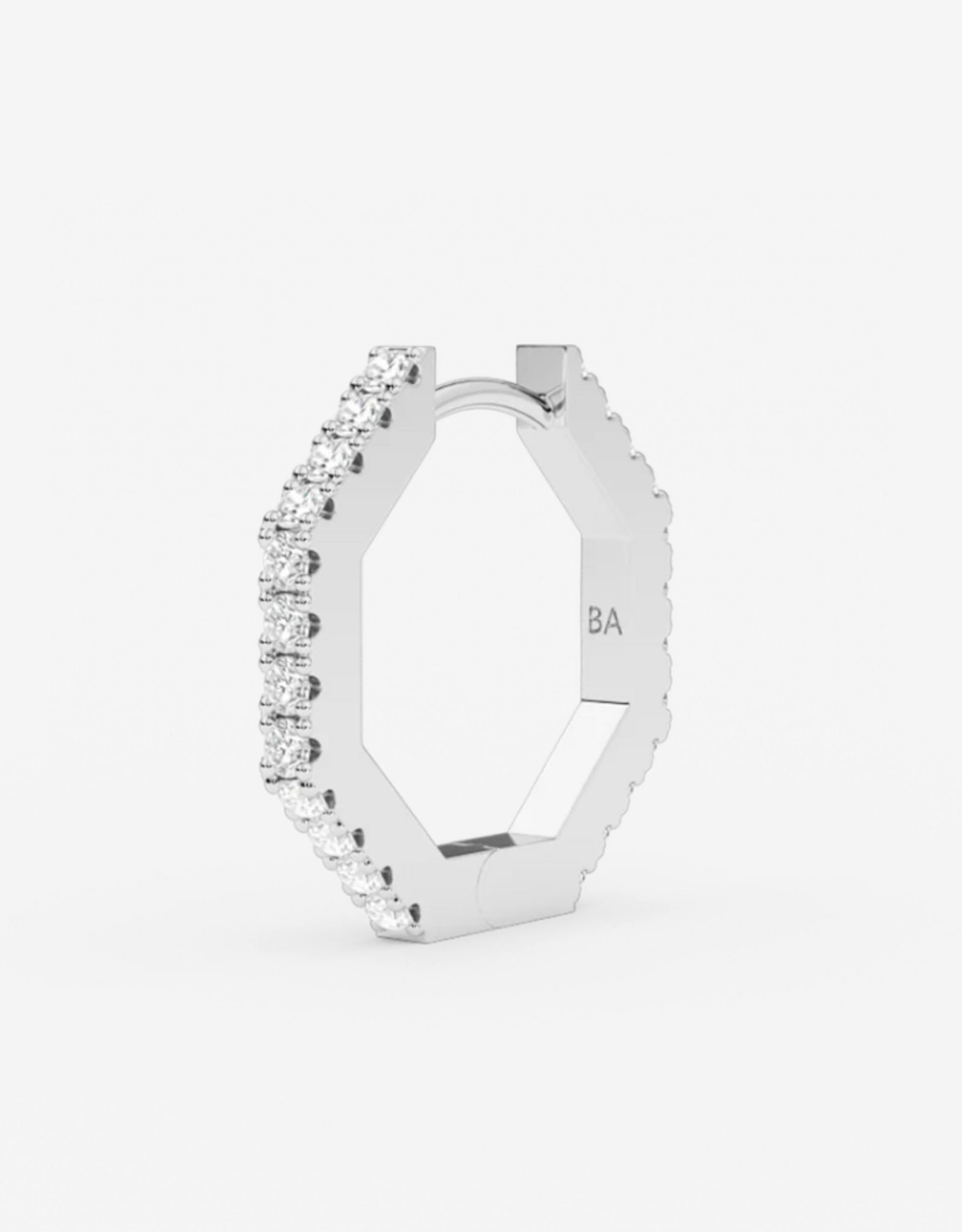 Billion Avenue Novi Diamond Earring - Silver - Billion Avenue