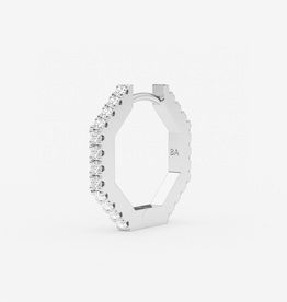 Billion Avenue Novi Diamond Earring - Silver - Billion Avenue