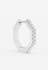 Billion Avenue Novi Diamond Earring - Silver - Billion Avenue