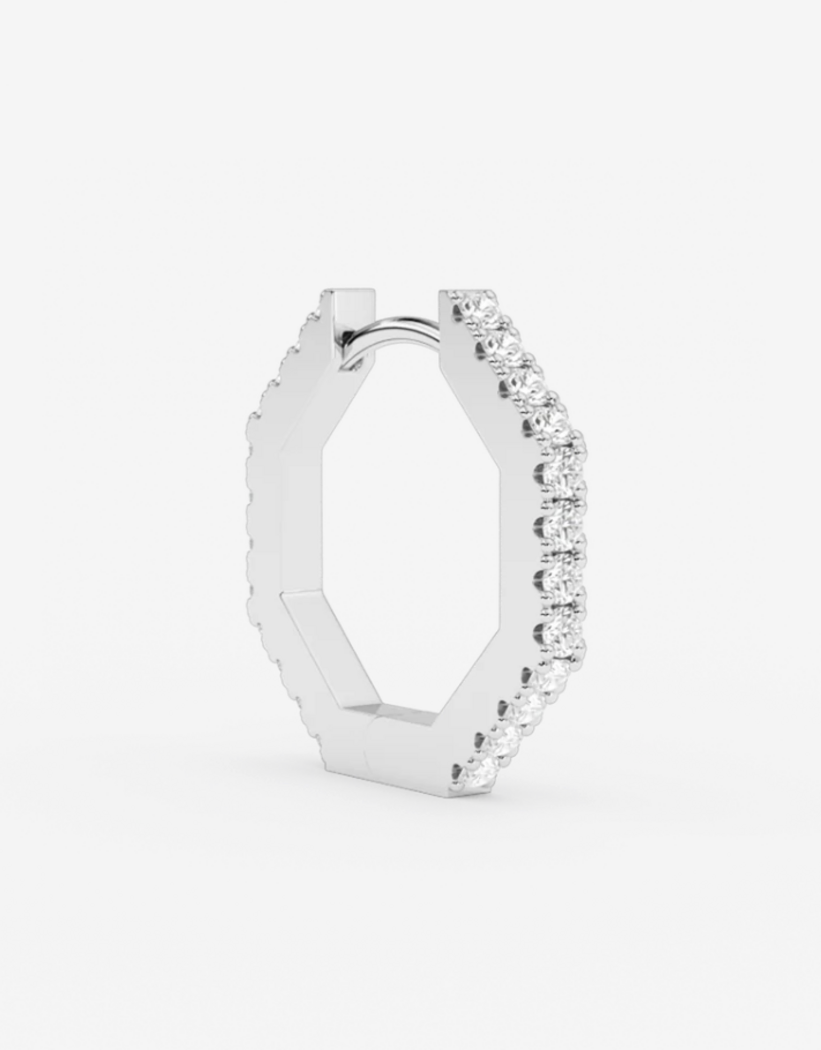 Billion Avenue Novi Diamond Earring - Silver - Billion Avenue