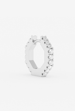 Billion Avenue Nova Diamond Earring - Silver - Billion Avenue