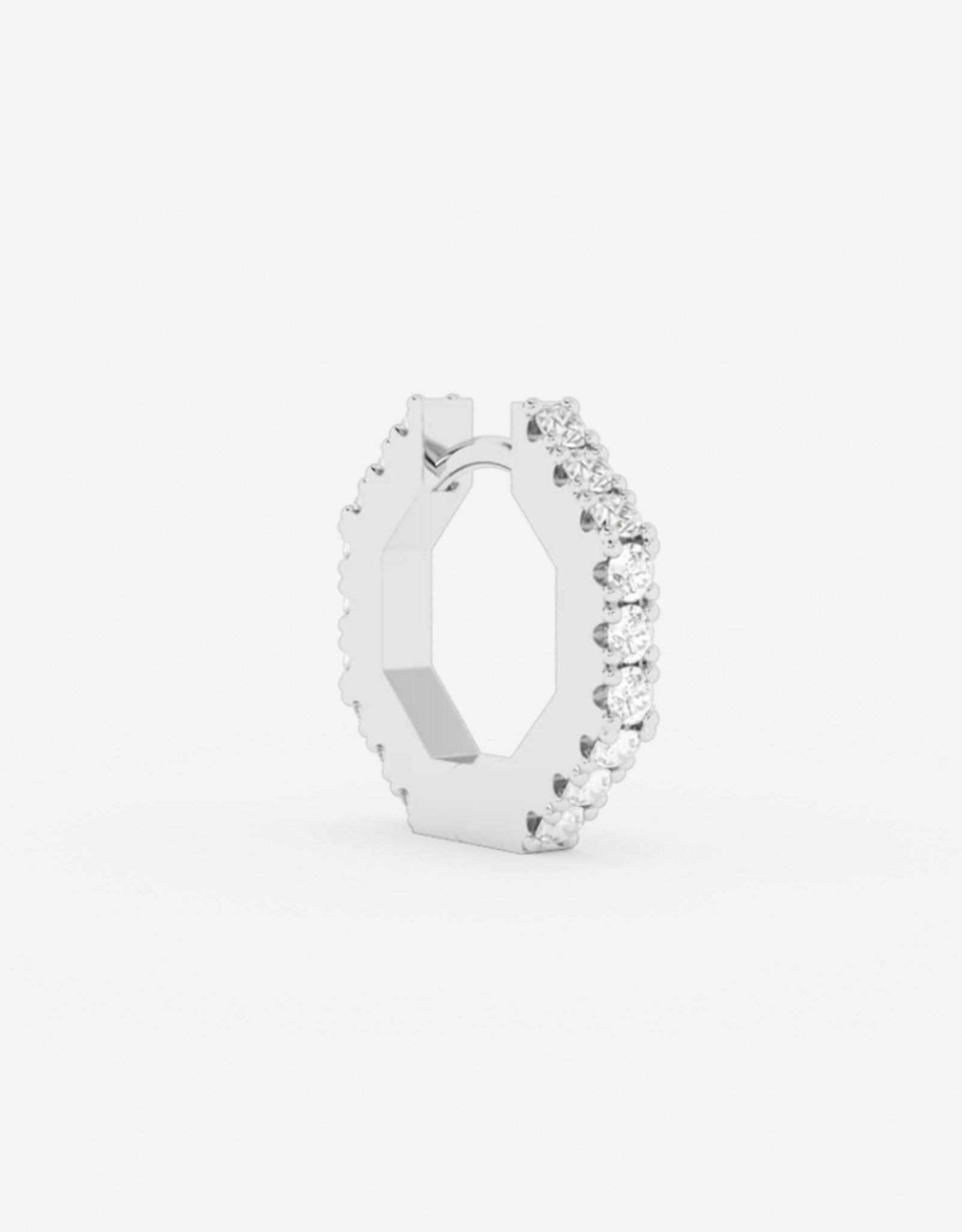 Billion Avenue Nova Diamond Earring - Silver - Billion Avenue