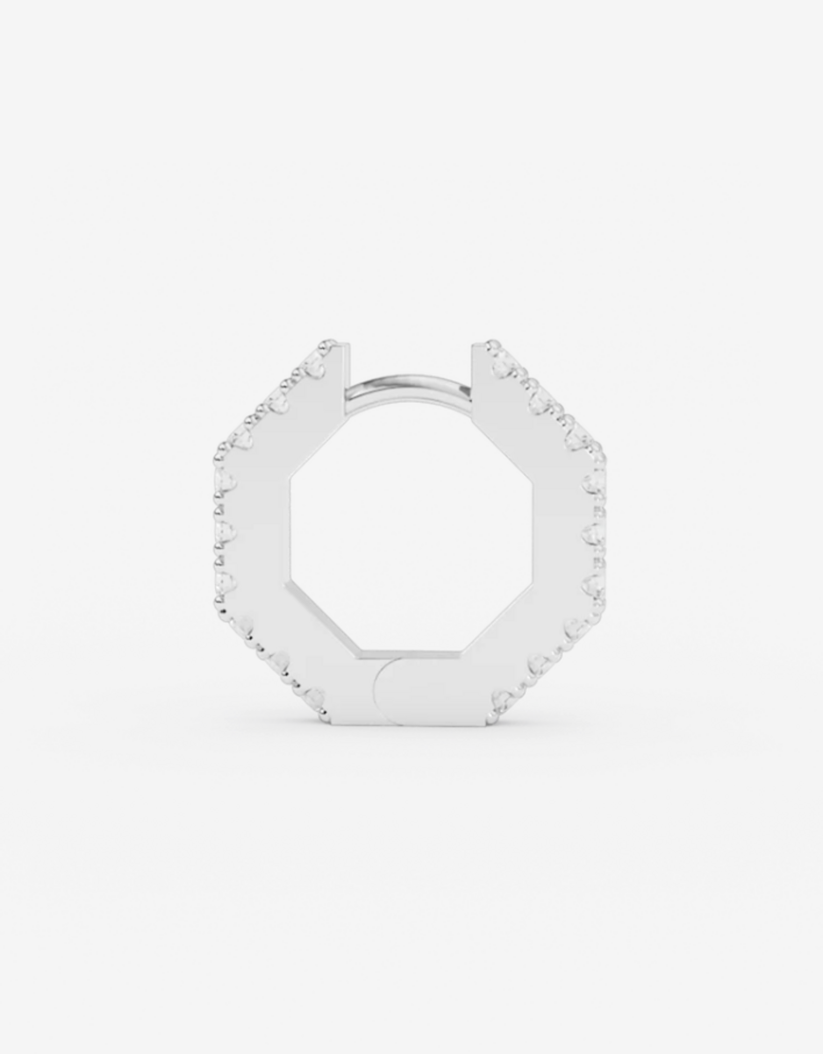 Billion Avenue Nova Diamond Earring - Silver - Billion Avenue