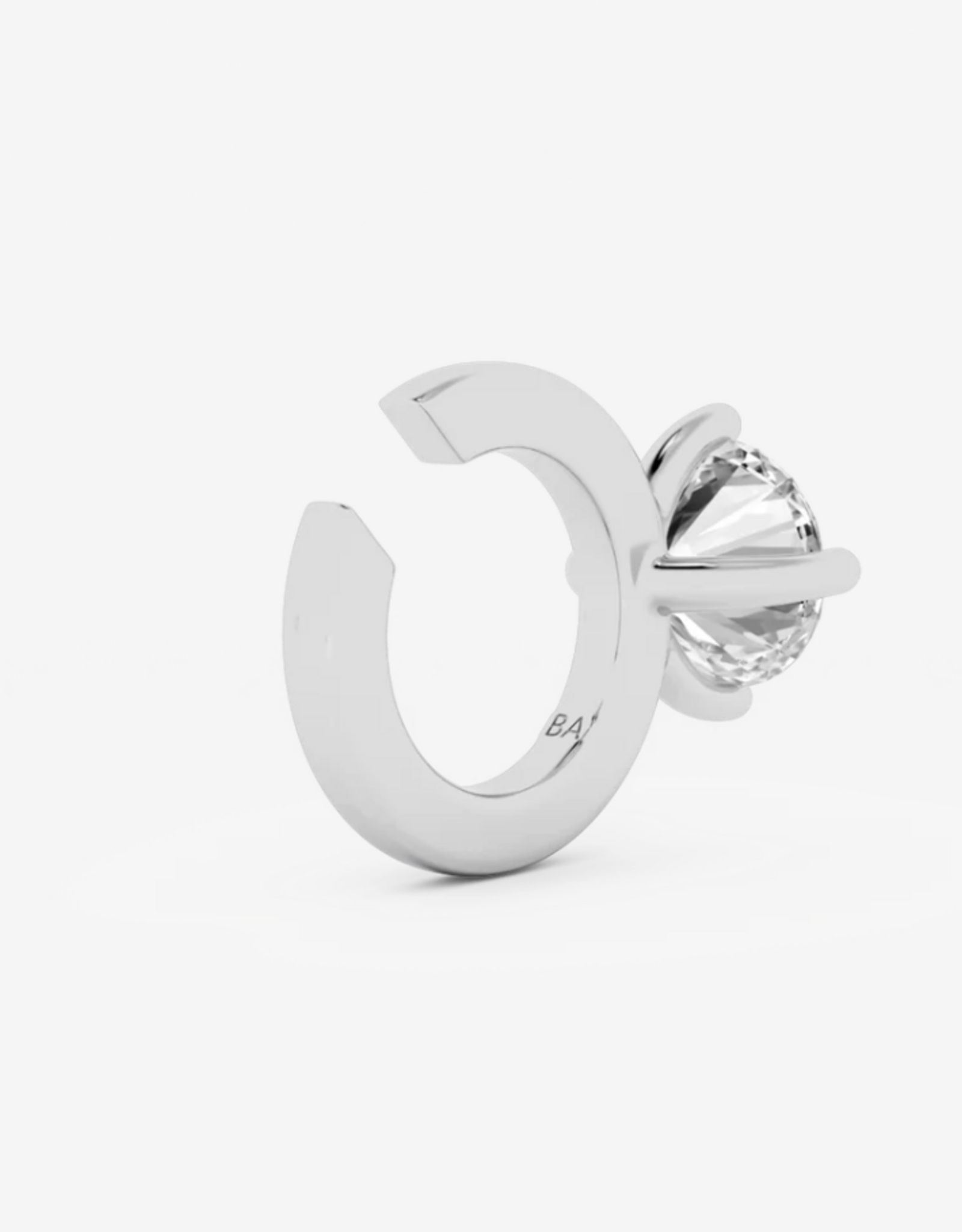 Billion Avenue Solitaire Classic Earcuff - Silver - Billion Avenue