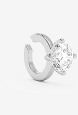 Billion Avenue Solitaire Classic Earcuff - Silver - Billion Avenue