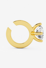 Billion Avenue Solitaire Classic Earcuff - Gold - Billion Avenue
