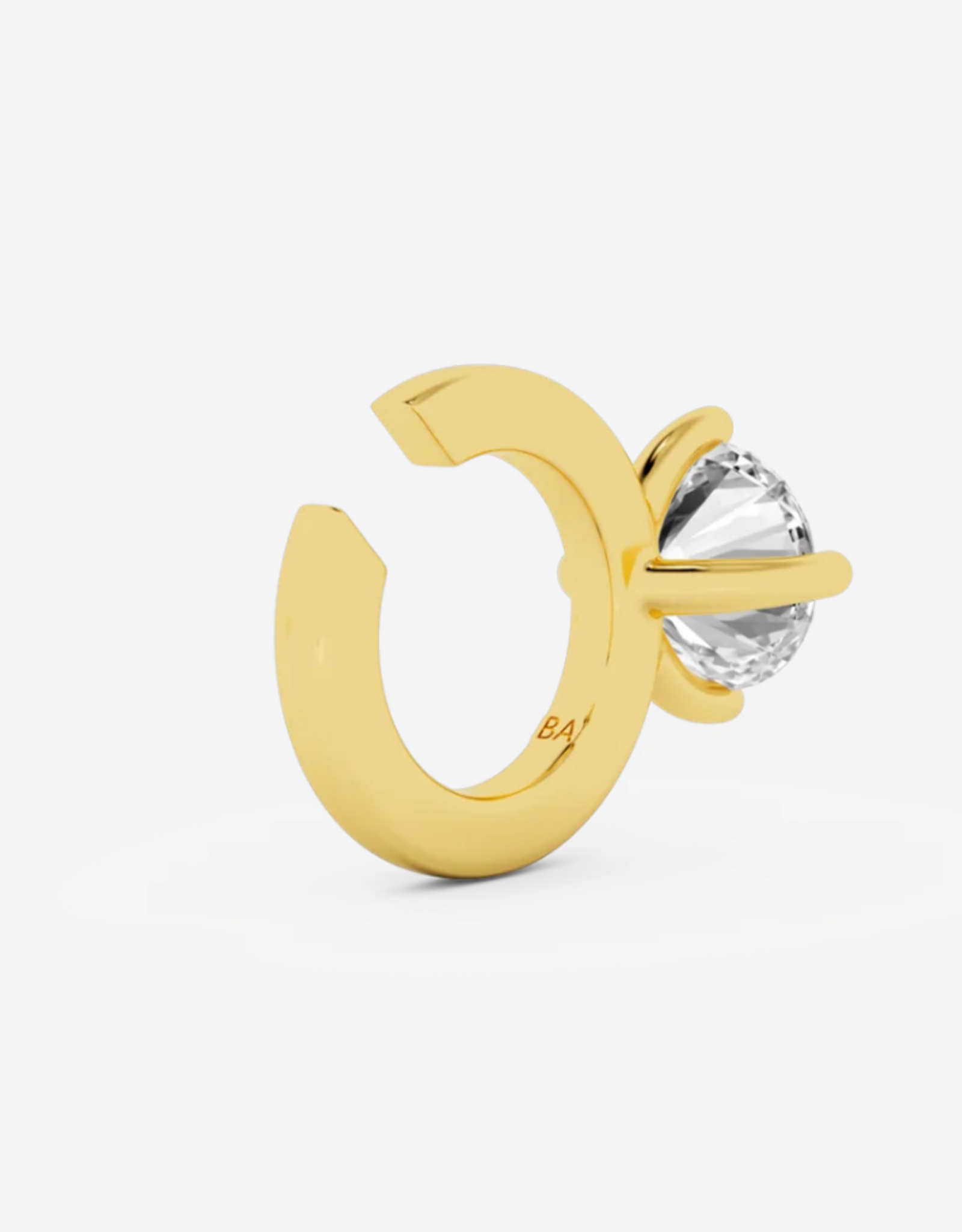 Billion Avenue Solitaire Classic Earcuff - Gold - Billion Avenue