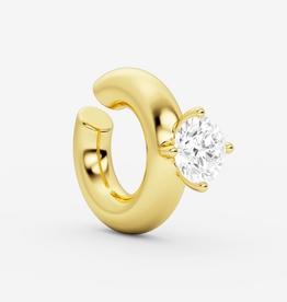 Billion Avenue Solitaire Chunky Kos Earcuff - Gold - Billion Avenue