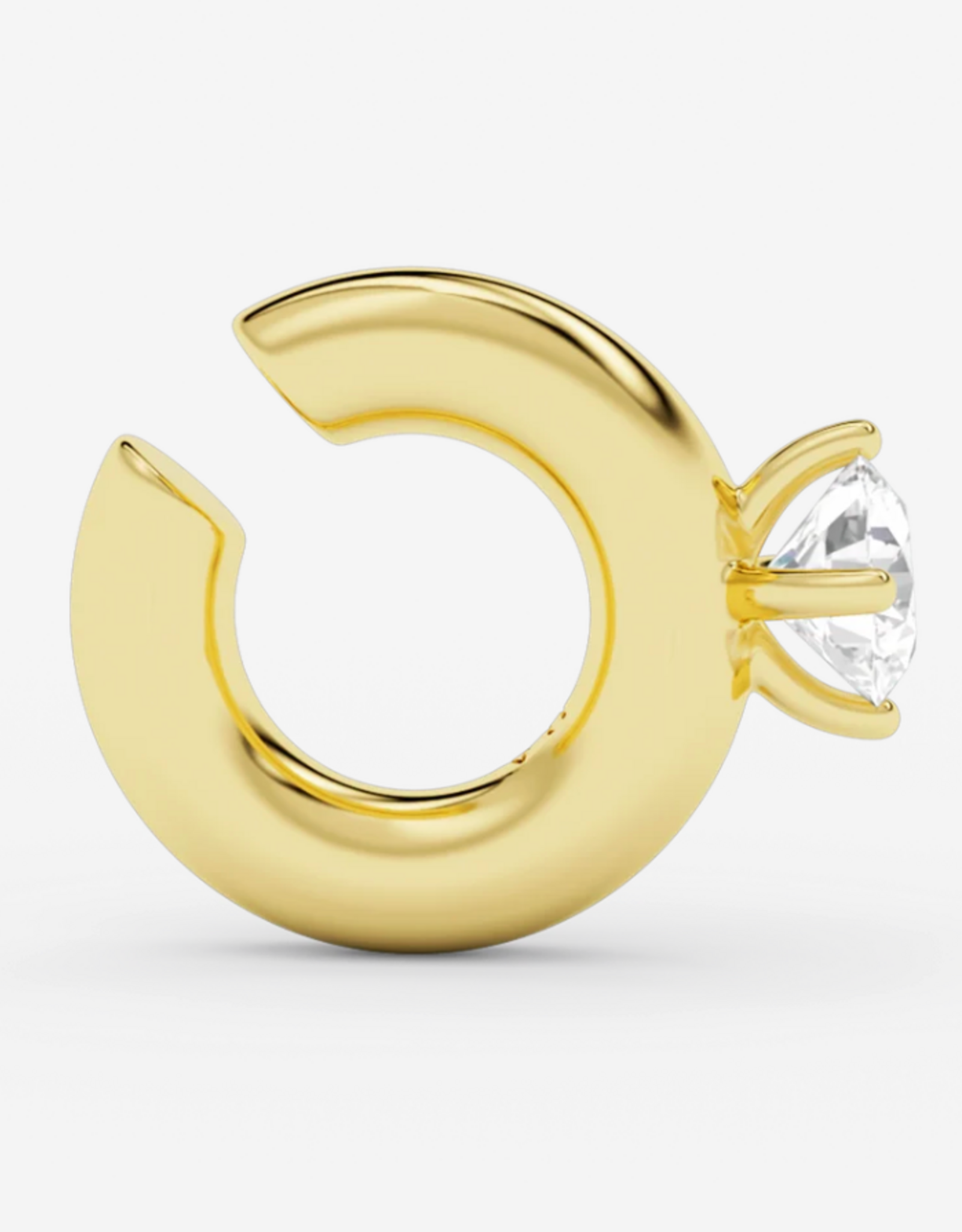 Billion Avenue Solitaire Chunky Kos Earcuff - Gold - Billion Avenue