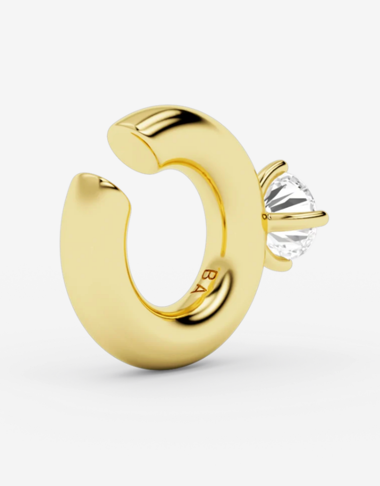 Billion Avenue Solitaire Chunky Kos Earcuff - Gold - Billion Avenue