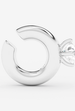 Billion Avenue Solitaire Chunky Kos Earcuff - Silver - Billion Avenue