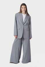 Broek Structure 'Janel' - Grey Melange - Neo Noir