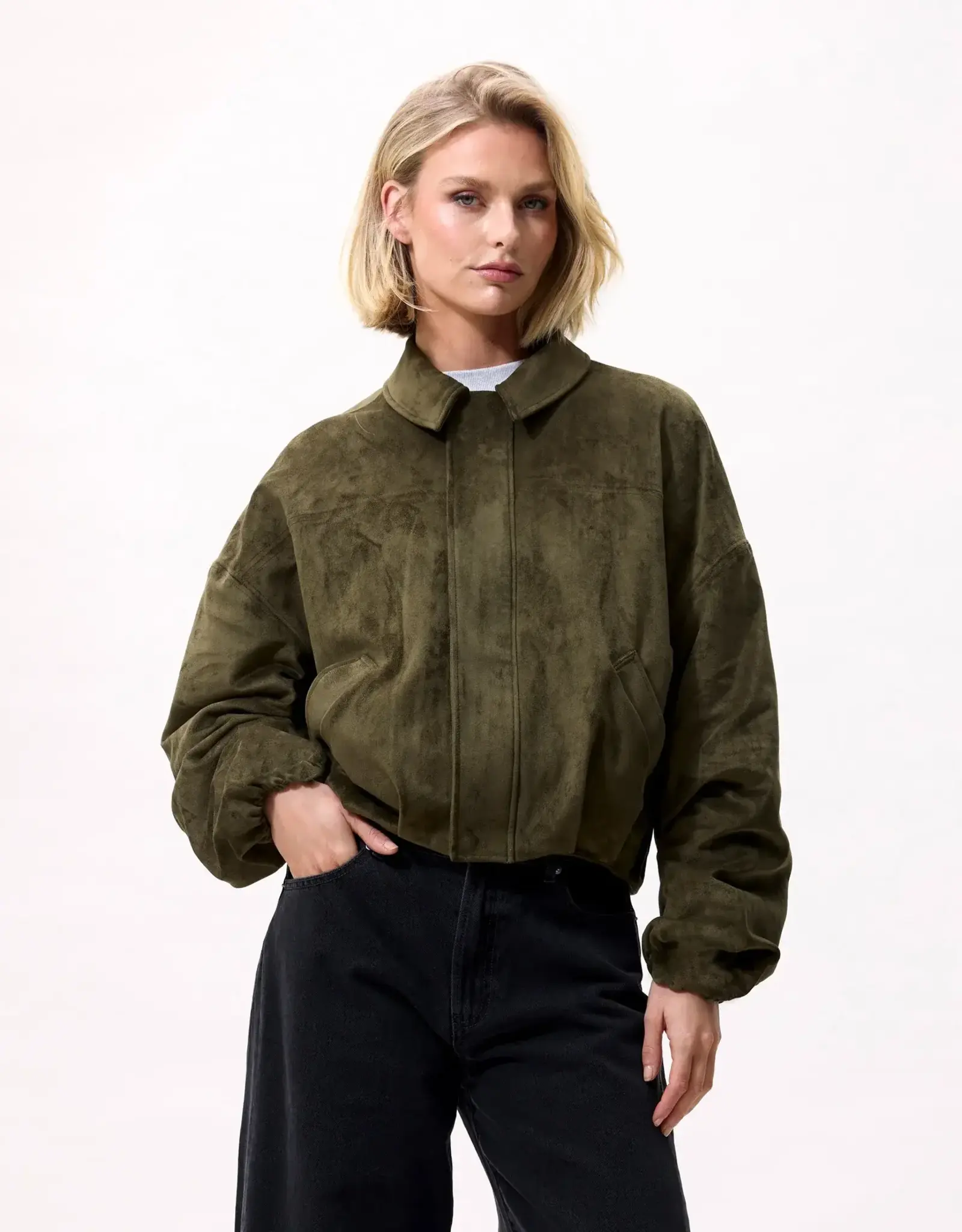 Catwalk Junkie Jacket 'Faux Suede' - Mountain View - Catwalk Junkie