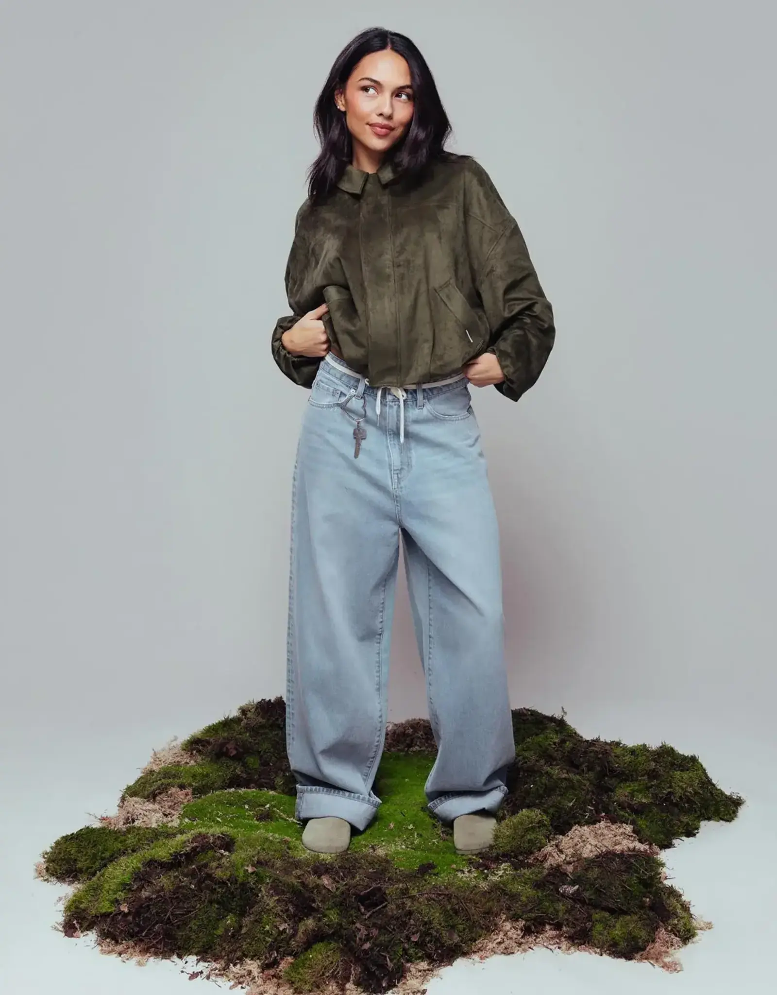 Catwalk Junkie Jacket 'Faux Suede' - Mountain View - Catwalk Junkie