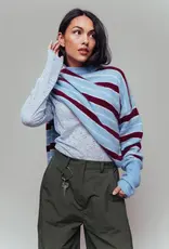 Catwalk Junkie Pull 'Striped' - Blue - Catwalk Junkie