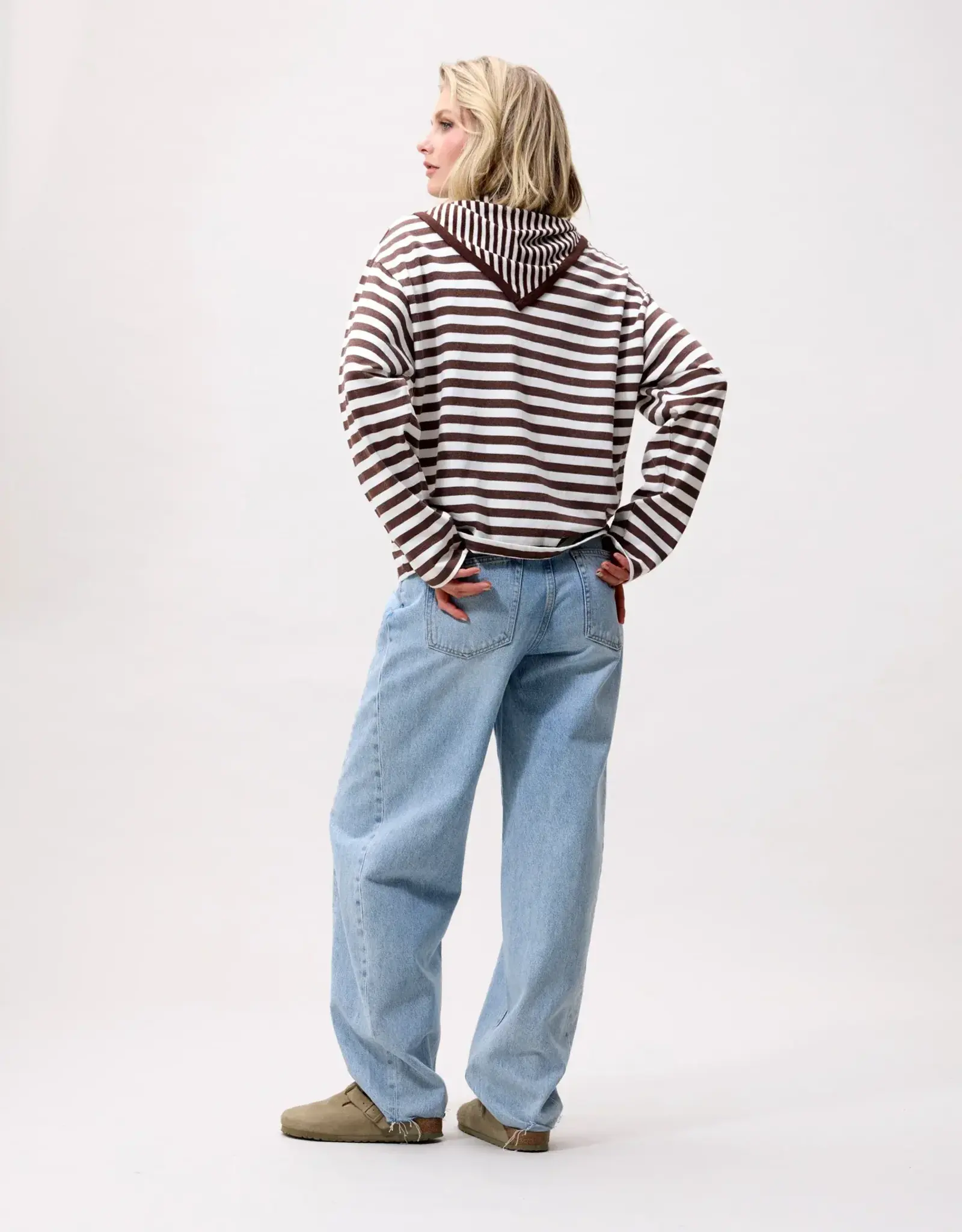 Catwalk Junkie Scarf Striped 'Triangle' - Rocky Road - Catwalk Junkie