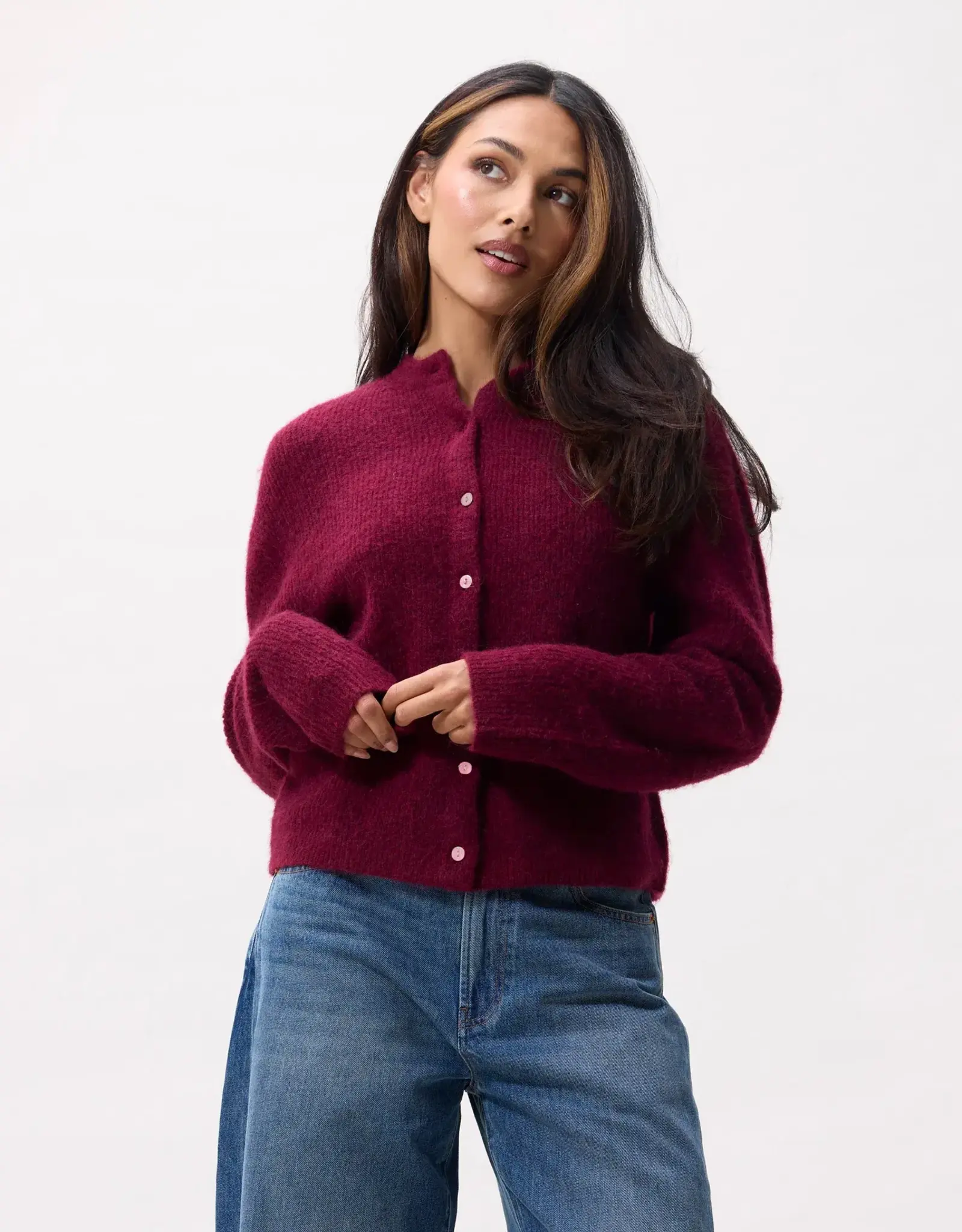 Catwalk Junkie Cardigan - Rhubarb - Catwalk Junkie
