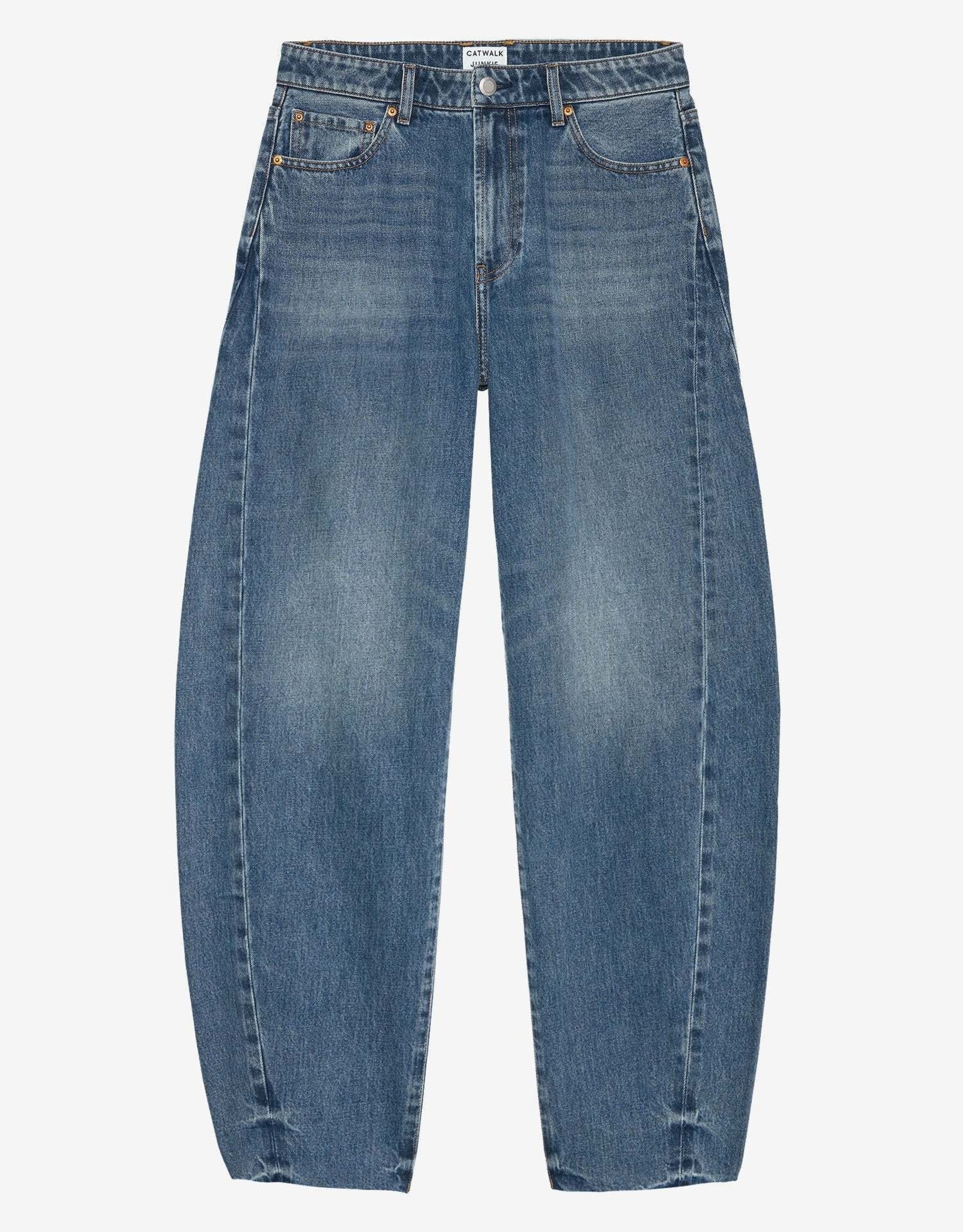 Catwalk Junkie Jeans 'Super Barrel' - Medium Blue - Catwalk Junkie