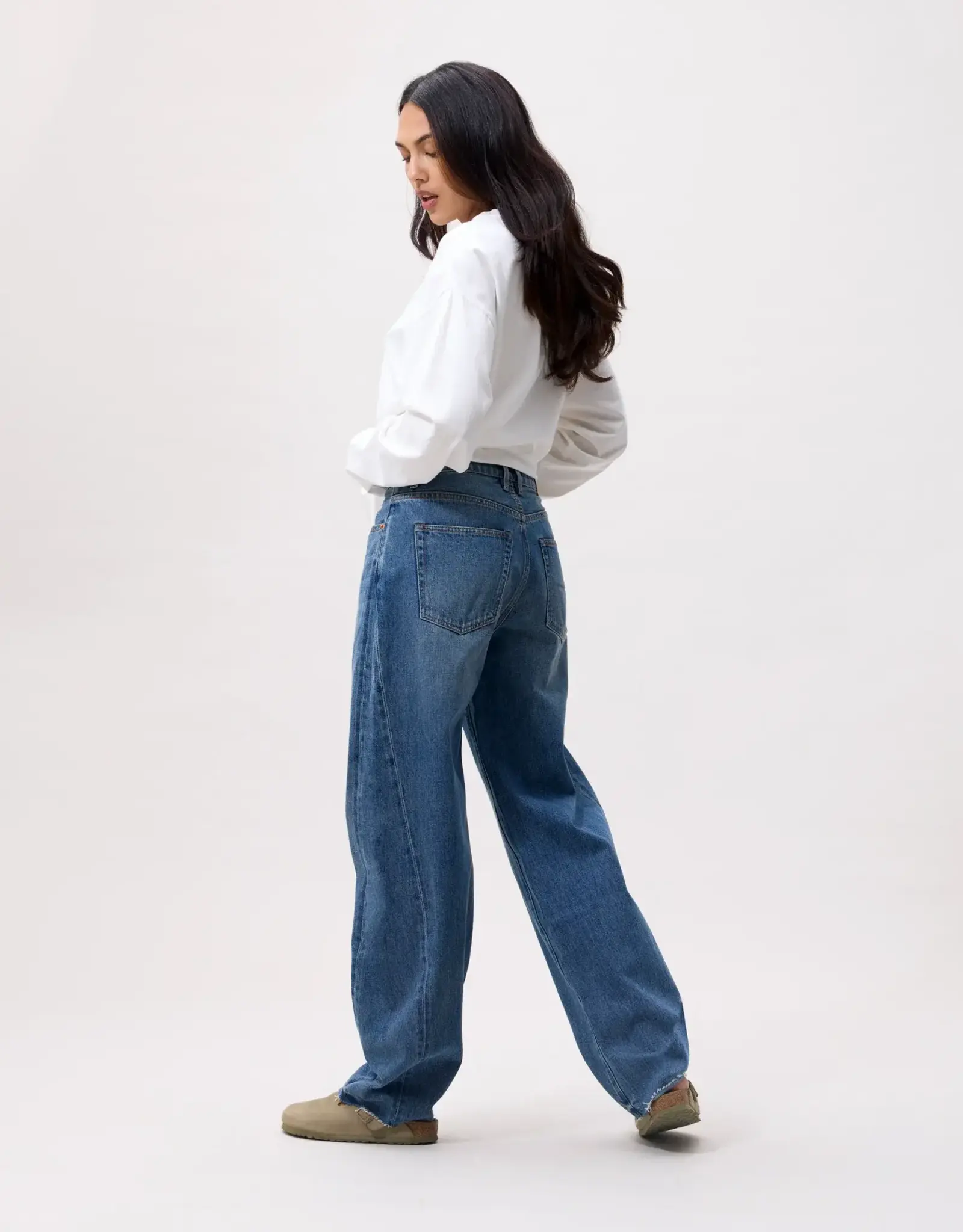 Catwalk Junkie Jeans 'Super Barrel' - Medium Blue - Catwalk Junkie
