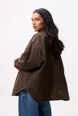 Catwalk Junkie Jacket Check 'Light Padded' - Mossy - Catwalk Junkie