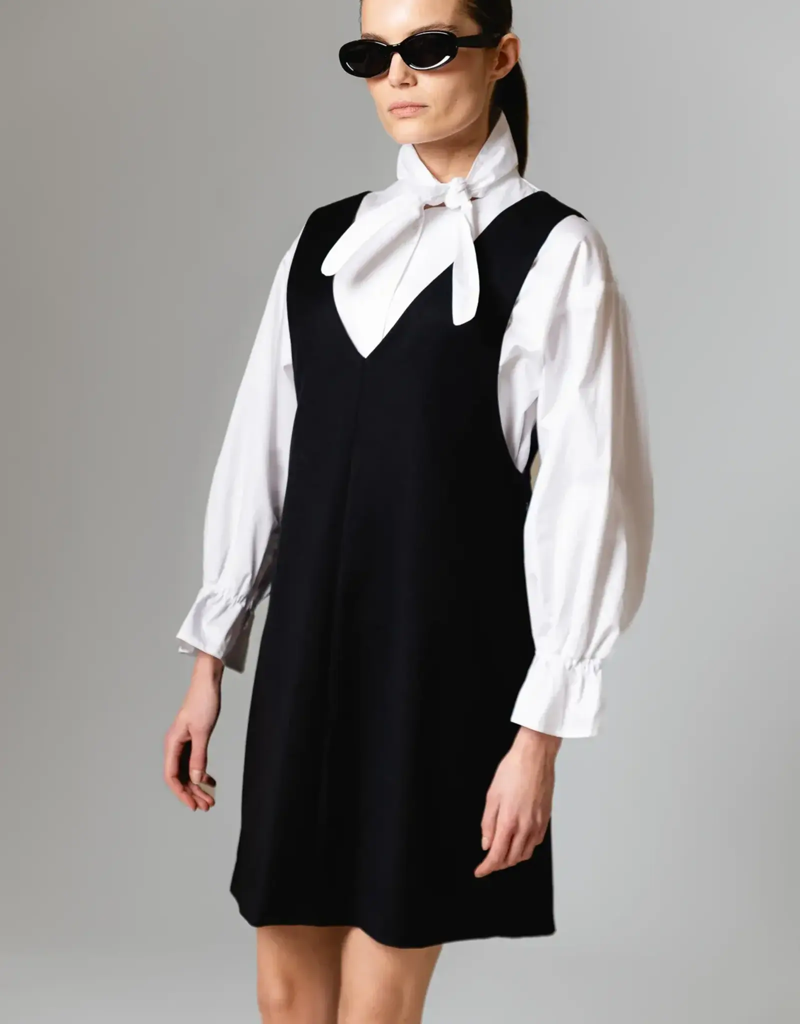 Bô-Dôme Jurk 'Flavie' - Navy - Bô-Dôme