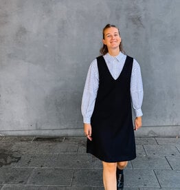 Bô-Dôme Jurk 'Flavie' - Navy - Bô-Dôme