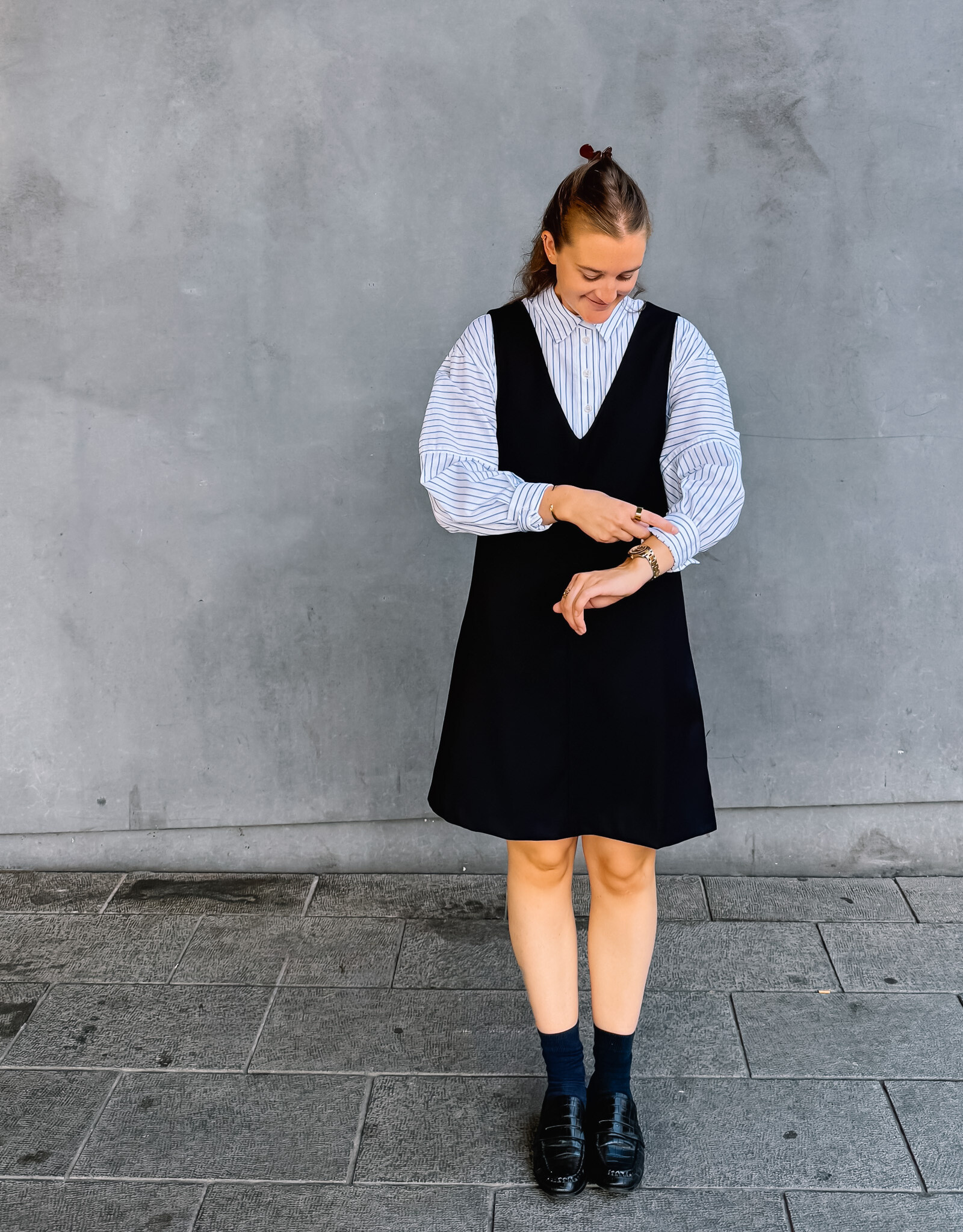Bô-Dôme Jurk 'Flavie' - Navy - Bô-Dôme