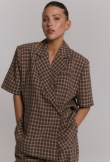 Refined Department Blazer Closure 'Ella' - Check - Refined Department