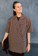 Refined Department Blazer Closure 'Ella' - Check - Refined Department
