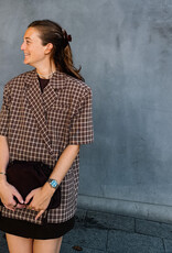 Refined Department Blazer Closure 'Ella' - Check - Refined Department