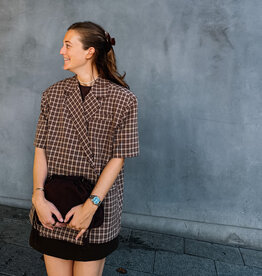 Refined Department Blazer Closure 'Ella' - Check - Refined Department