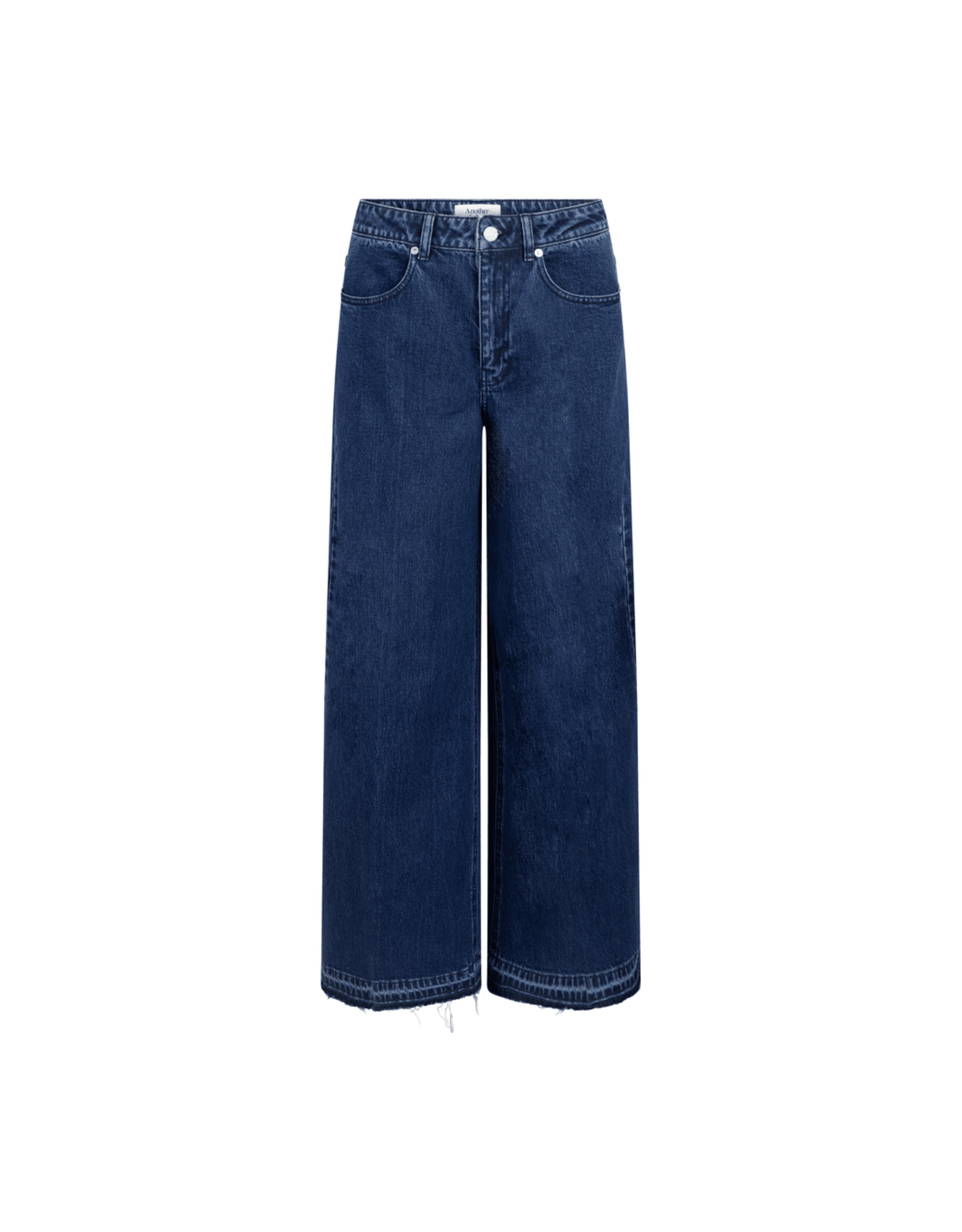 Another Label Jeans Wide Fringe 'Moore' - Stone Indigo - Another Label