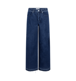 Another Label Jeans Wide Fringe 'Moore' - Stone Indigo - Another Label