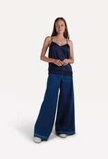 Another Label Jeans Wide Fringe 'Moore' - Stone Indigo - Another Label