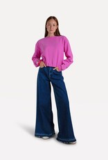 Another Label Jeans Wide Fringe 'Moore' - Stone Indigo - Another Label