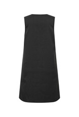 A view Jurk Check 'Juliette' - Black/Brown - A View