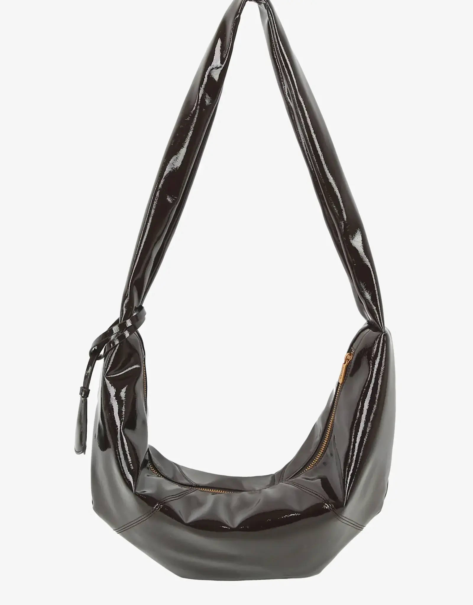 HVISK Handtas 'Bianca Glossy' - Umber Brown - Hvisk