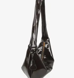 HVISK Handtas 'Bianca Glossy' - Umber Brown - Hvisk