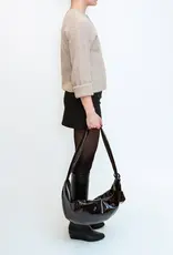 HVISK Handtas 'Bianca Glossy' - Umber Brown - Hvisk