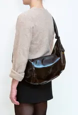 HVISK Handtas 'Bianca Glossy' - Umber Brown - Hvisk
