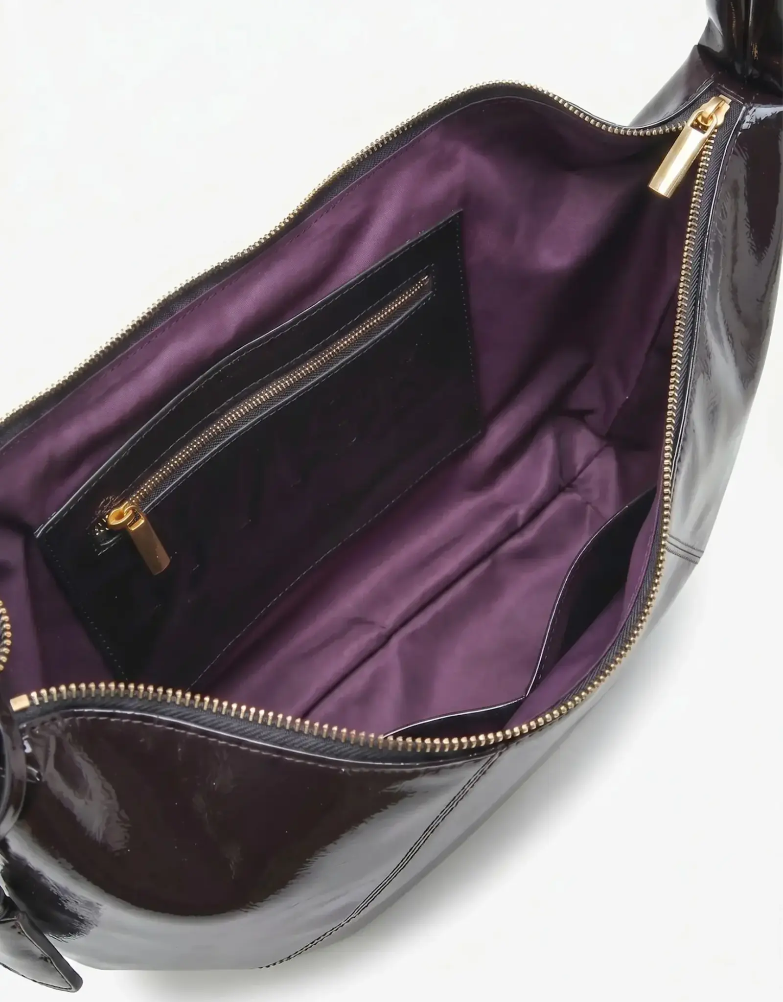 HVISK Handtas 'Bianca Glossy' - Umber Brown - Hvisk