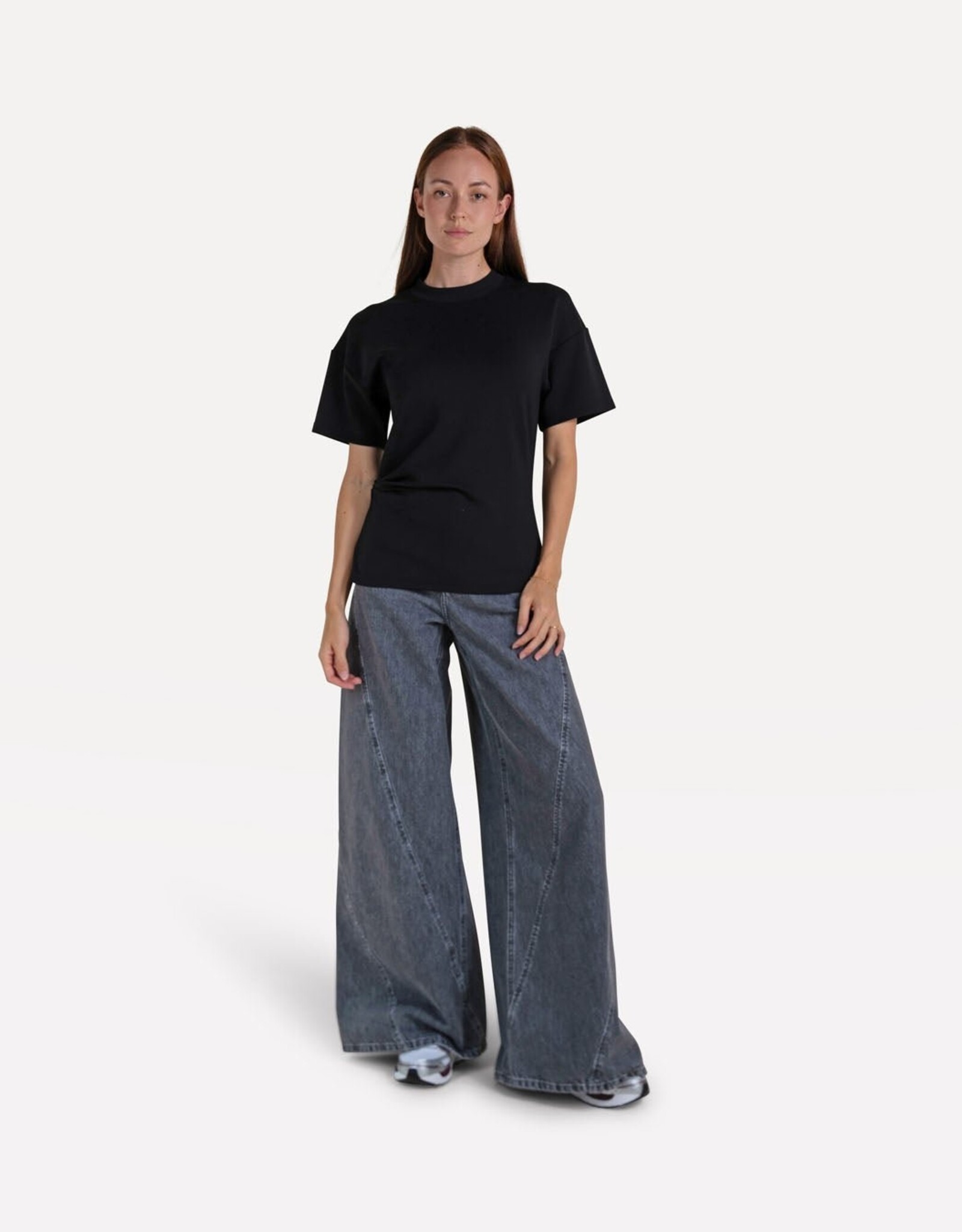 Another Label Jeans Wide 'Moore Denim' - Dark Grey  - Another Label