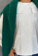 The Tiny Big Sister Blouse  'Horses Buttoned' - Off White - The Tiny Big Sister