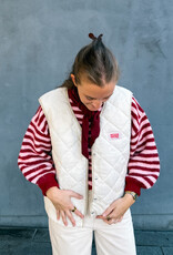 American Vintage Bodywarmer 'Yupibam' - Creme - Yup16B -  American Vintage
