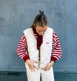 American Vintage Bodywarmer 'Yupibam' - Creme - Yup16B -  American Vintage