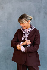 A view Blazer 'Allium' - Deep Burgundy