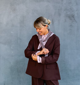 A view Blazer 'Allium' - Deep Burgundy