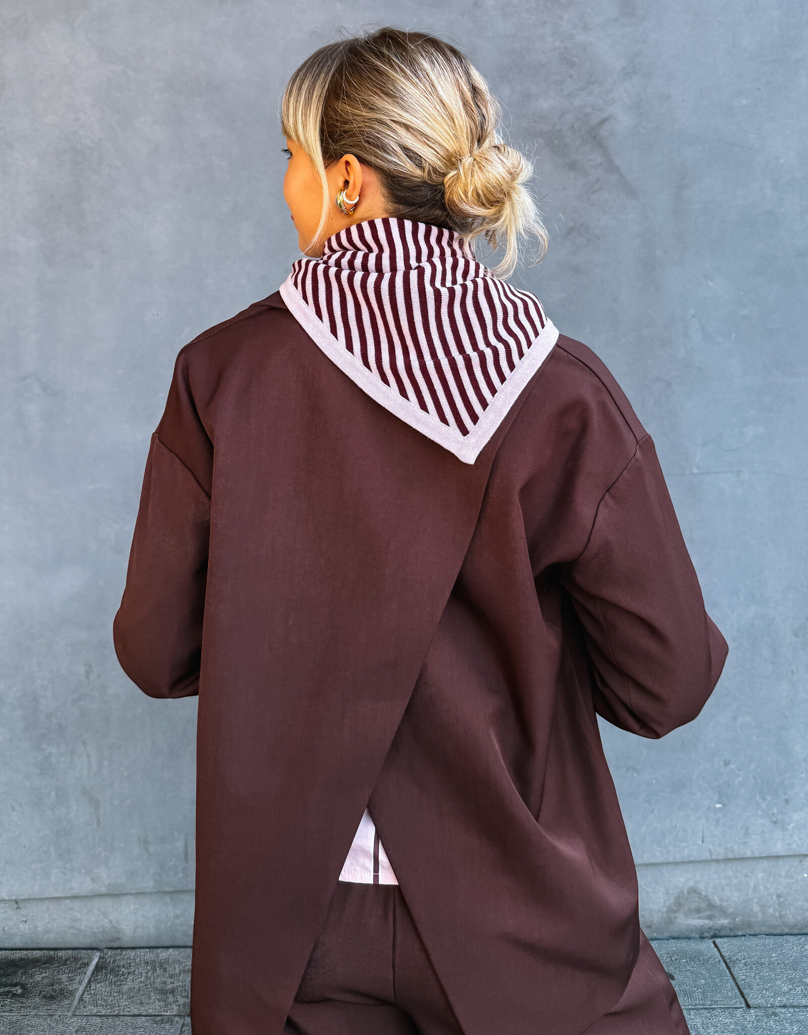 A view Blazer 'Allium' - Deep Burgundy
