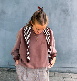 American Vintage Sweater 'Jitbay' - Noyer Vintage - Jit03A -   American Vintage