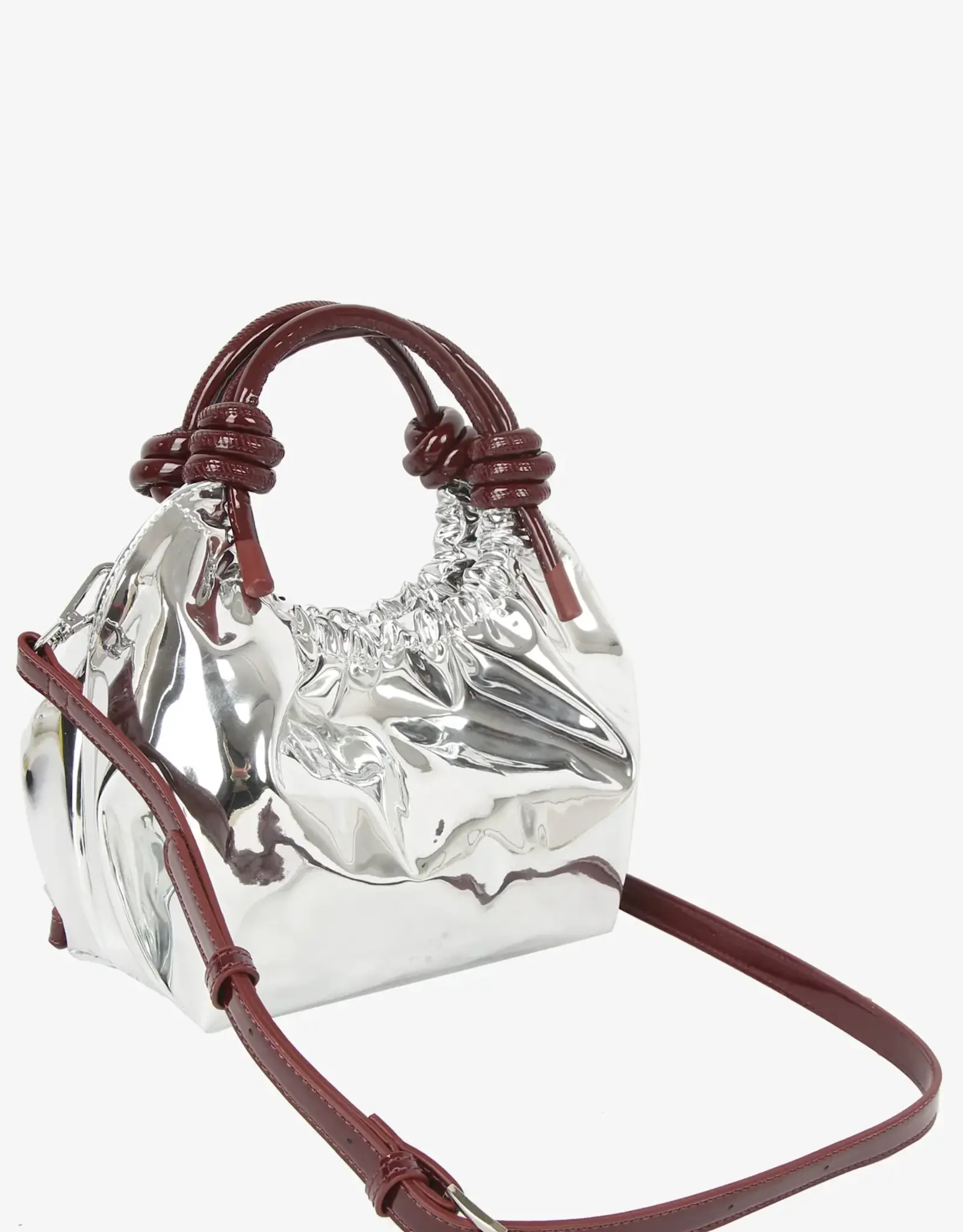 HVISK Handtas 'Jolly Mirror' - Silver Maroon - Hvisk
